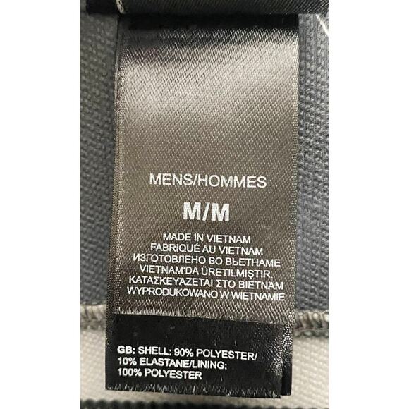 The North Face Men's Lightweight Windbreaker Vest Gray Red Front Zipper Logo Med - Picture 7 of 10